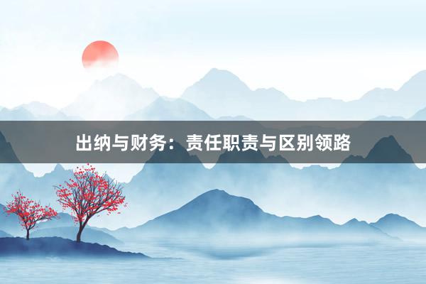 出纳与财务:责任职责与区别领路